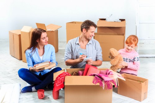 Complaint review process for a local moving and transport service