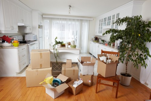 Local packing materials including tape, wrap, and boxes for Brookgreen residents