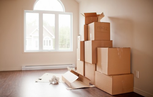 Furniture removal team handling bulky items for a Brookgreen property