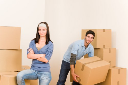 Secure transport and setup during office removals in Brookgreen