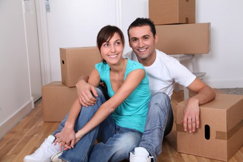 Careful packing and lifting during student removals in Brookgreen