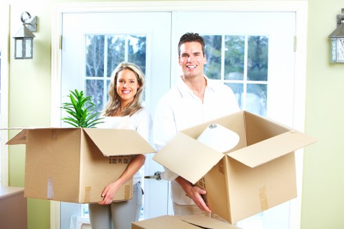 Careful packing for fragile items during a Brookgreen relocation